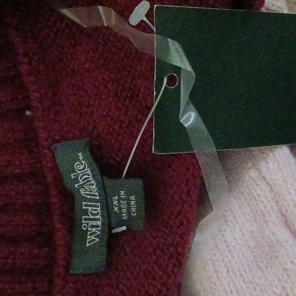 Wild Fable Cardigan Sweater Multicolor Striped Cropped Full Button Womens - Picture 9 of 9